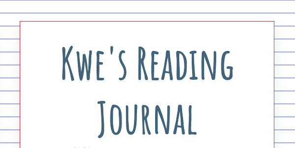 Kwe's Reading Journal banner